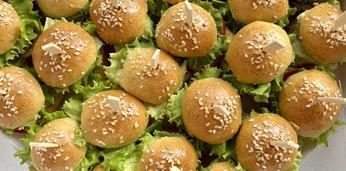 Фуршетное меню с бургерами на 15-16 персон